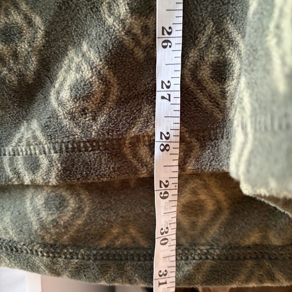 Eddie Bauer Mens Size XXL Green Long Sleeve Venture Fleece Pullover Shirt - Picture 10 of 10